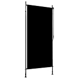 Kavolet Senkrechtmarkise 100x270cm Außenrollo mit Kurbel, Vertikalmarkise Sonnenmarkise Balkonrollo Sichtschutz Seitenzugrollo Sonnenschutz Windschutz Markise für Terrasse und Balkon,