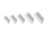 Wandhaken Holz, Kleiderhaken Weiß Holz Haken Garderobenhaken Holz Kleiderhaken zum Aufhängen von Mänteln, Mützen, Schals, Kleidung, Handtasche im Schlafzimmer, Wohnzimmer, Flur 3*6 CM 5 Stück