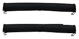 Dachgepäckträger Auto Dach Rack Abdeckungen Protector Schwarz Gepäck Rack Dach Rack Weiche Paket 2PCS Dach S