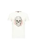 Deeluxe T-Shirt aus Baumwolljersey mit Print und kurzen Ärmeln, Calabera, Regular, natur, M