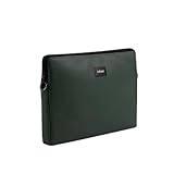 b-Kover 15-15,6 Zoll Laptop-Hülle/Laptop-Tasche Wasserdichtes Veganes Leder/Damen/Herren Laptop-Tasche (Flaschengrün)