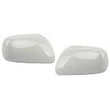 YANLITIAN Auto Rückfahrspiegelabdeckung Kompatibel mit Toyota VIOS P90 2008-2013 Kompatibel mit der Yaris-Limousine Suit (Color : White (Primer))