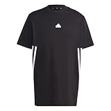 Adidas Herren T-Shirt (Short Sleeve) M Fi 3S T, Black/White, IC8244, S