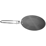 JOINPAYA Induktionskochfeld Adapterplatte 28cm Faltbarer Aluminium Wärmeverteiler für Gasherde mit Schwarzer Wärmeleitfolie zum Schnellen Auftauen Zufälliger S