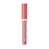 Generisch Lippenstift Vibratoren Lip Plumper Makeup Pigmentierter langanhaltender Lipgloss Velvet Waterproofs Lip Makeup Geschenk für Mädchen Frauen Lippenstift Glitzer (J, A)