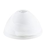 ORION LIGHTSTYLE Lampenschirm Lampenglas Leuchtenglas Ersatzglas Alabaster Ø 170mm 17cm Alabasterglas für Fassung E27 Loch 42mm G