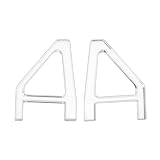 eMagTech 1 Paar Kühlfüße Aufbewahrungsständer Horizontale Unterstützung Organizer Displayhalter Transparente Horizontale Halterung für Spielkonsolen Kompatibel mit PS5 S