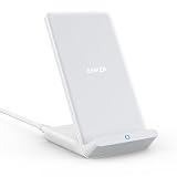 Anker 313 Induktive Ladestation, Qi-Zertifiziert, Geeignet für iPhone 17/16 / 15/15 Pro / 15 Pro Max, SE (2020), 13/13 Pro / 13 Pro Max, XR,10W Schnellladefunktion für Galaxy S22 (Ohne Netzteil)