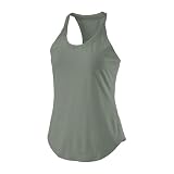 Dyhxuan Sport Top Damen Einfarbig Ringerrücken Oberteil Fitness Yoga Tanktops Sommer Ärmellose Sportshirt Stretch Atmungsaktive Sommertop Sporttops Leicht Sportbekleidung Tank Top für F