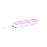 Philips Hue White & Color Ambiance Play Lightbar Basis-Set (500 lm), dimmbare LED-Lightbar für das Hue Lichtsystem mit 16 Mio. Farben, smarte Lichtsteuerung über Sprache oder App, weiß, 1er Pack