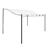 FUANA Überdachung, Sonnenschutz, Pavillon, Outdoor-Baldachin und Unterstand, Pergola, Pavillon, Dach, Garten, Ersatzdach, Zelttuch für den Außenbereich, Garten, Terrasse, Pavillon, Sonnenschutz (3 x 3