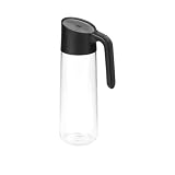 WMF Nuro Wasserkaraffe 1l, mit Griff, Höhe 29,7 cm, Glas-Karaffe, CloseUp-Verschluss, schw