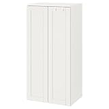 IKEA SMÅSTAD Kleiderschrank, 60x42x123cm, Weiß/mit R