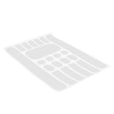 Milisten 1 Blatt Fahrradschutz Fahrradkettenschutz Fahrradaufkleber Kratzfeste Schutzaufkleber Fahrradrahmenaufkleber Selbstklebende Fahrradaufkleber Fahrradrahmenaufkleb