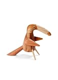 Spring Copenhagen The Pepper Bird - Handgefertigte Pfeffermühle | 8 x 15 x 20 cm | Handgemachte Holzmühle | Holz (Mahagoni, Esche, Ahorn, Walnuss) | Design von Tonn-P | Ausgewählte Designgeschenk