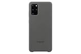 Samsung Silicone Smartphone Cover EF-PG985 für Galaxy S20+ | S20+ 5G Handy-Hülle, Silikon, Schutz Case, stoßfest, dünn und griffig, grau - 6.7 Z