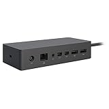 Microsoft 1661 Dock Stationen für Mobiltelefone (Microsoft Surface Cover, Tablet, Microsoft Surface Pro 3, Surface Pro 4-Oberflächenbuch, Schwarz)