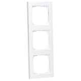 GIRA 21329 Rahmen 3‑fach Standard 55 Reinweiß glänzend | Abdeckrahmen für Schalter & Steckdosen | kompatibel mit Gira System 55/E2 Einsätzen | bruchsicher Thermoplast | Profi Elek