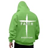 Pullover Herren Herbst Winter Buchstabenmuster Langarm Hoodie mit Taschen Lockere Langen Ärmeln Pulli für Männer Warm Pullover mit Kapuze Sport Sweatshirt Kängurutaschen Hoodie Sw