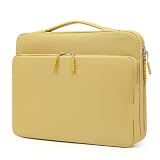 AYWTIUN Laptoptasche Laptop Sleeve Tasche 13,3 14,1 15,6 Zoll Notebook Fall Tragbare Reise Tragetasche Computer wasserdichte Handtasche(Goose Yellow,for 15-16 Inch)