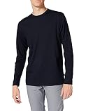 Trigema Herren 636501 Langarmshirt, Navy, XL EU