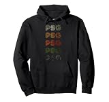 Love Heart Psg T-Shirt Grunge Vintage-Stil Schwarz Psg Pullover H