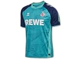hummel 1. FC Köln Ausweichtrikot 24 25 blau Effzeh Third Shirt Fan Jersey Trikot, Größe:XXL