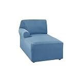 Dicker Sofabezug in L-Form für Links/rechts, Chaiselongue-Bezug aus Stretch-Sofaschutz für Wohnzimmer, Chaiselongue-Schonbezug, Chaiselongue-Couchbezug, maschinenwaschb
