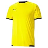 PUMA Unisex Kinder Teamliga Jersey Jr Shirt, Cyber Yellow-puma Black, 152 EU