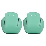 SRMAN 1 Paar Rollschuhe Skate Zehen Schutzkappe Schutz Protektoren PU Roller Skate Deckel mit 4 LöChern Zehen Schutzkappe Schutz Protektoren GrüN