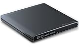 techPulse120 USB 3.1 Typ-C externer M-Disc BDXL Blu-ray Brenner Player Superdrive Laufwerk BD DVD CD Slim für Computer PC Desktop Notebook Windows Mac OS Apple iMac MacBook Pro Air Aluminium G