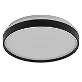 Osram Orbis Gisela LED Deckenleuchte 385mm, 24W, 3000K Warmweiß, Schwarz, Metall mit Kunststoff-Ring, IP20