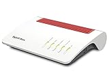 AVM FRITZ!Box 7590 AX (Wi-Fi 6 Router mit 2.400 MBit/s (5GHz) & 1.200 MBit/s (2,4 GHz),bis zu 300 MBit/s mit VDSL-Supervectoring 35b,WLAN Mesh,DECT-Basis,ISDN-S0-Anschluss,geeignet für Deutschland)