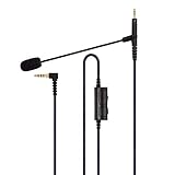 ABLET Kabel Boom Microphone - Kompatibel mit PlayStation PS4, Kompatibel mit Xbox One Controller, PC - Boompro Gaming Mic Kompatibel mit Bose QC25, QC35 II, QC35, QuietComfort 25/35 Kopfhö