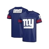 FOCO NFL Herren Offiziell lizenziertes Primary Logo Game Day Team Trikot, New York Giants - Blau, XL