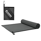 flintronic Mikrofaser Handtuch, 200x100cm Groß Badetuch, Schnelltrocknend Mikrofaser Handtücher, Sporthandtuch, Reisehandtuch, Strandhandtuch für Gym Strand Sauna, Dunkelg