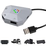 Tastatur und Maus Adapter für Nintendo Switch/Xbox Series X/S/Xbox One/PS4/PS3, Gaming Tastatur Maus konverter Support Mouse Sensitivity Adjustment/Zielgeschwindigkeit/Totzonenanpassung,Plug-and-Play