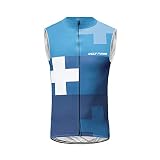 Uglyfrog Radtrikot Westen Herren Ärmellos Rennrad Trikot Fahrradtrikot Fahrradbekleidung Atmungsaktiv Schnell Trocknend MJML01