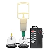 Jinqian Elektro Shock Nippelsauger Set,Elektrische Stimulator Milchpumpe Brustvergrößerung für Versenkte und Wohnung Brustwarzen, Brustwarzensauger SM E-Stim Sexspielzeug für F
