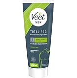 Veet Men Haarentfernungscreme für Oberkörper & Beine - Enthaarungscreme für Männer, Haarentfernung in 5-10 Minuten - 200 ml Tube & Sp