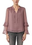 Comma Chiffonbluse Langarm mit V