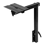 Marvix Abnehmbares, um 360° drehbares Tischbein, schwarz, abnehmbare Bodenhalterung, Wohnmobil-Beinsystem für T5, T6, Wohnmobil, B