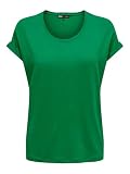 ONLY Damen Onlmoster S/S O-Neck Top Noos JRS T-Shirt, Jolly Green, M EU