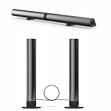 LEUTED Soundbar für TV Geräte, Abnehmbare 2-in-1-Soundbar, Bluetooth 5.3, Abnehmbar und an der Wand Montierbar TV Speaker für Heimpartys Schw