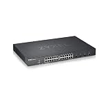 Zyxel Gigabit Ethernet Smart-Managed Switch mit 24 Ports, vier 10G SFP+ Slots und Hybrid Cloud-Modus [XGS1930-28]