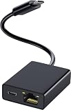 RUIZHI Ethernet Adapter für Fire TV Stick, Chromecast Google Home Mini und weitere Streaming TV Sticks,Micro USB auf RJ45 Ethernet Netzwerk Adap