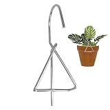 Pflanzenaufhänger für den Außenbereich – Hängepflanzenhalter, Pflanzenhängehalterung | Metall-hängende Gartenhalterung, rostfreie Pflanzenaufhängung, Wandmontage, Pflanzenhalterung zum Aufhäng