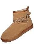 Biosoft Damen Bootie Crossb Chestnut 38 | Damen Stiefel W