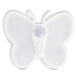 YENVWG Nachtlicht in Schmetterlingsform, mit Bewegungssensoren, dimmbar, LED-Lampe mit 2 Farbmodi für Schlafzimmer, Küche, B