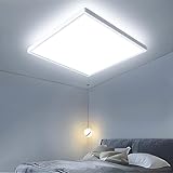 OTREN Deckenlampe LED Deckenleuchte Flach, 6500K Modern Panel Deckenlampe, Bad Lampen Decke für Badezimmer, Wohnzimmer, Schlafzimmer, Kinderzimmer, Küche, Büro, IP44, 30CM